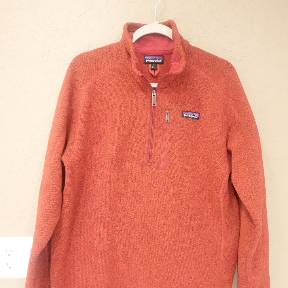 "Pentagonia Red & Black Sweater, M."